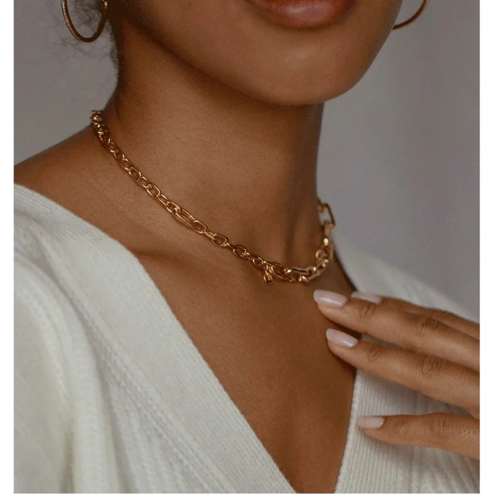 MONICA VINADER Alta Capture Mini Link Charm Bracelet O/S - Picture 12 of 12